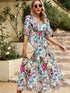 printed-puff-sleeve-midi-dress OhSoStyled at Sophia's Style-1